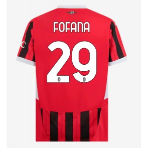 AC Milan Youssouf Fofana #29 Domácí Dres 2024-25 Krátký Rukáv